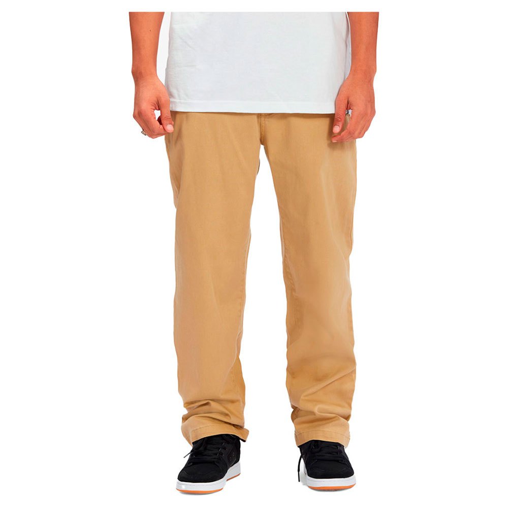 dc shoes worker relaxed chino pants beige 29 / 32 homme