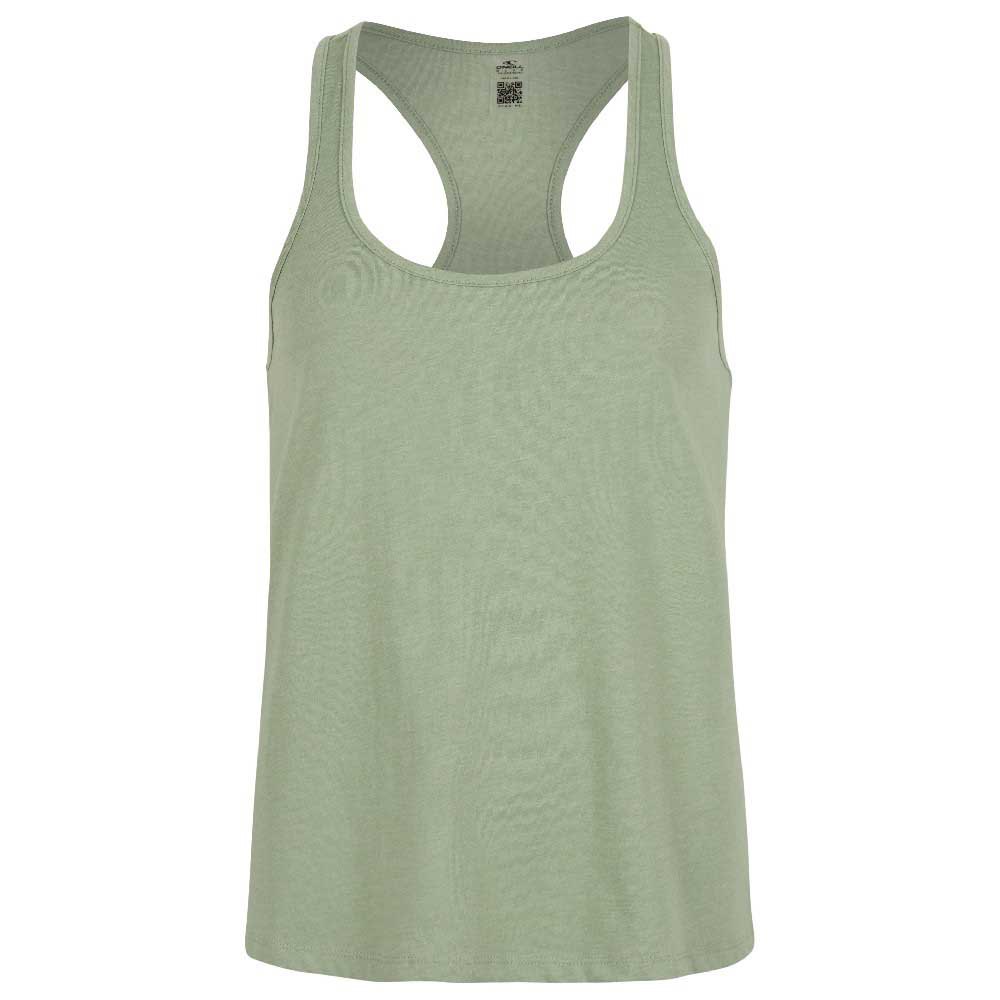 o´neill essentials racer back sleeveless t-shirt vert xs femme