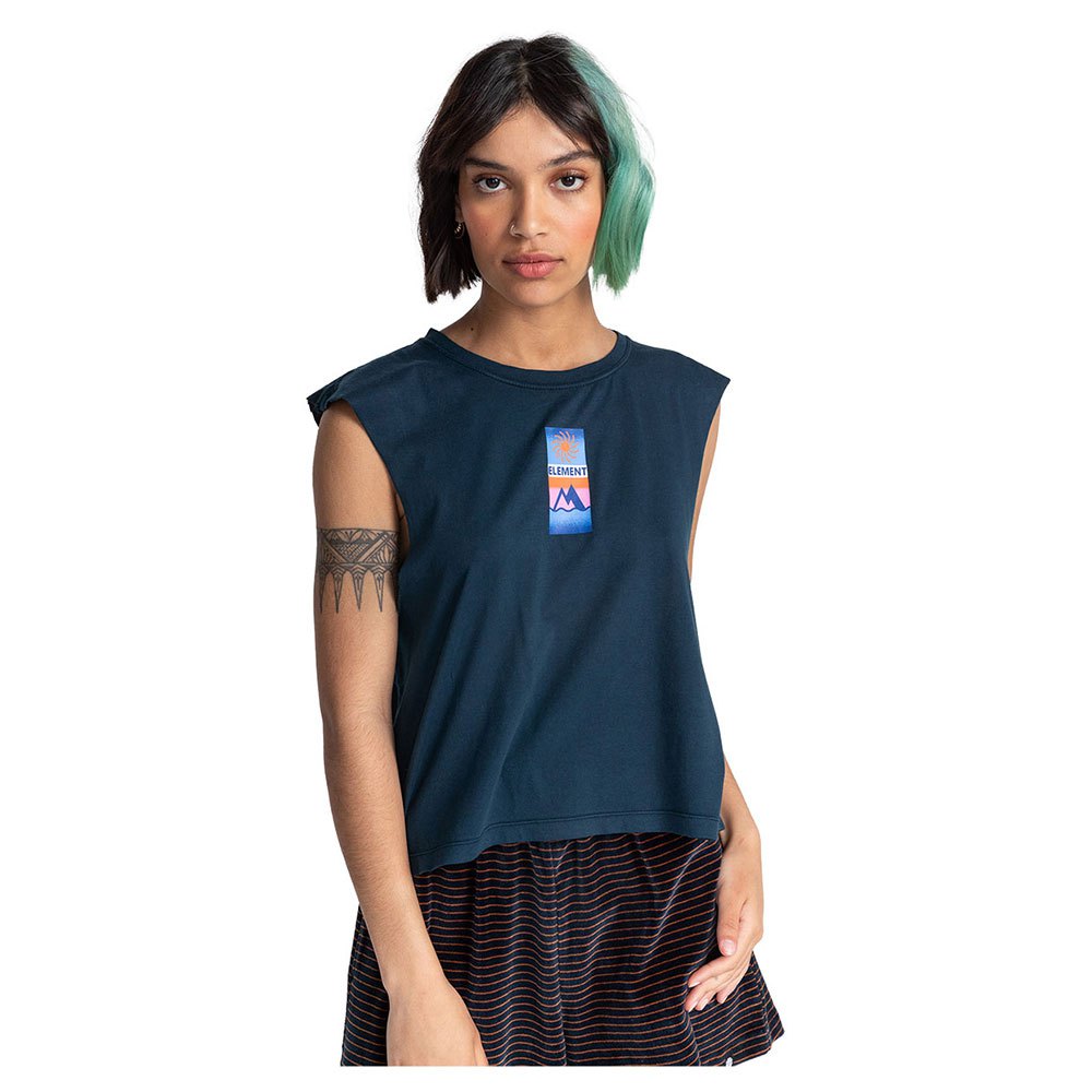 element aquazen sleeveless t-shirt bleu s femme