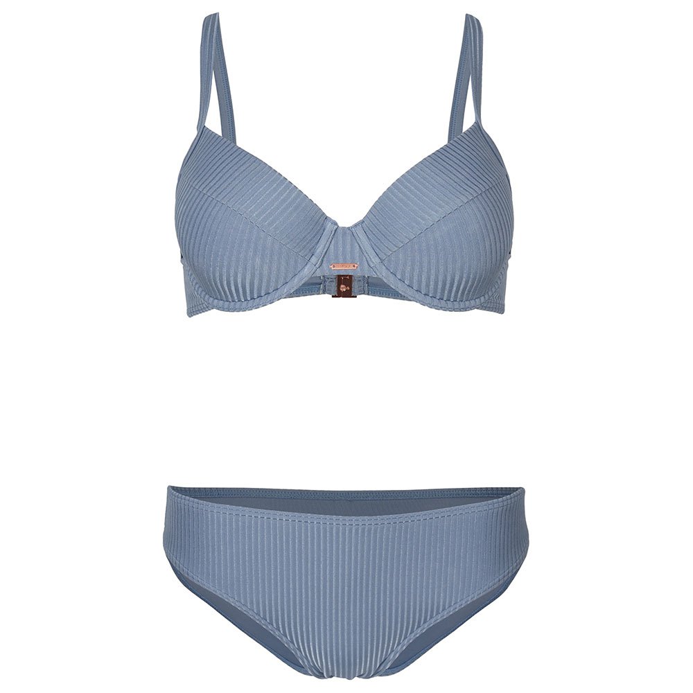 o´neill julia b/e cup - rita fixed set bikini bleu 34 / c femme