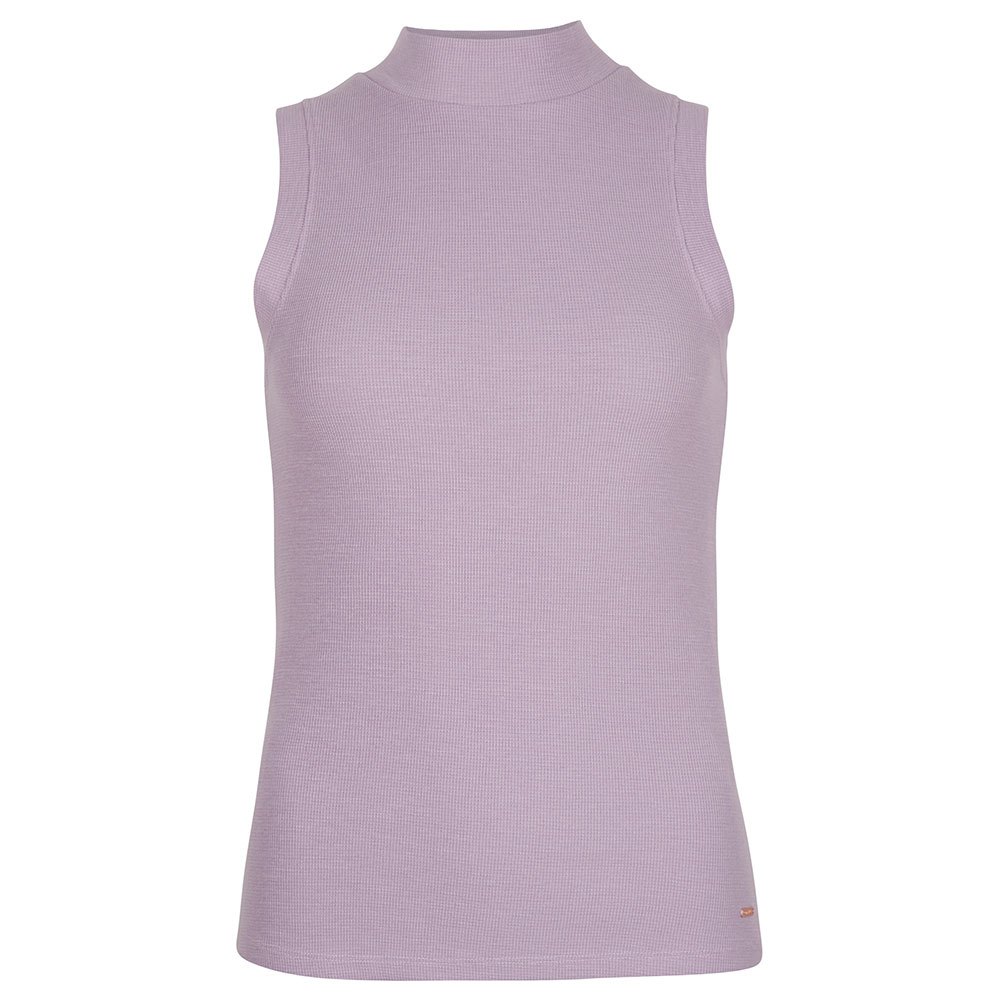 o´neill rib mock neck sleeveless t-shirt violet xs femme