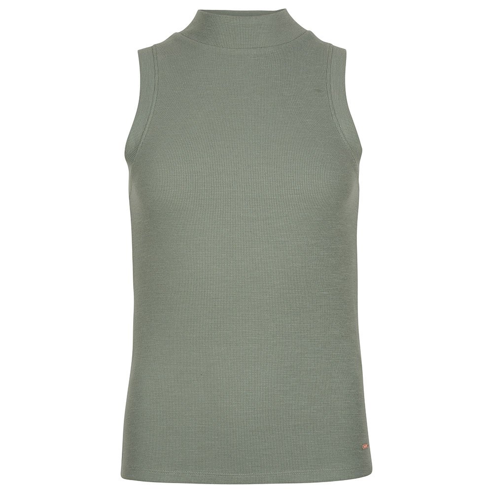 o´neill rib mock neck sleeveless t-shirt vert xl femme