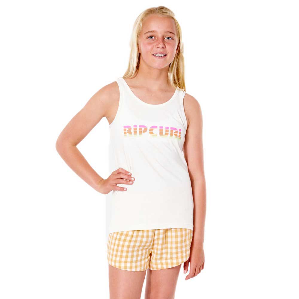 rip curl wave shapers sleeveless t-shirt blanc 12 years