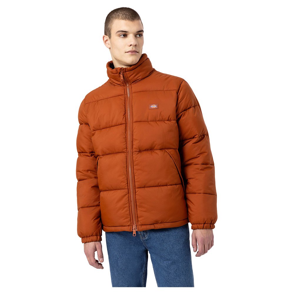 dickies waldenburg jacket orange s homme
