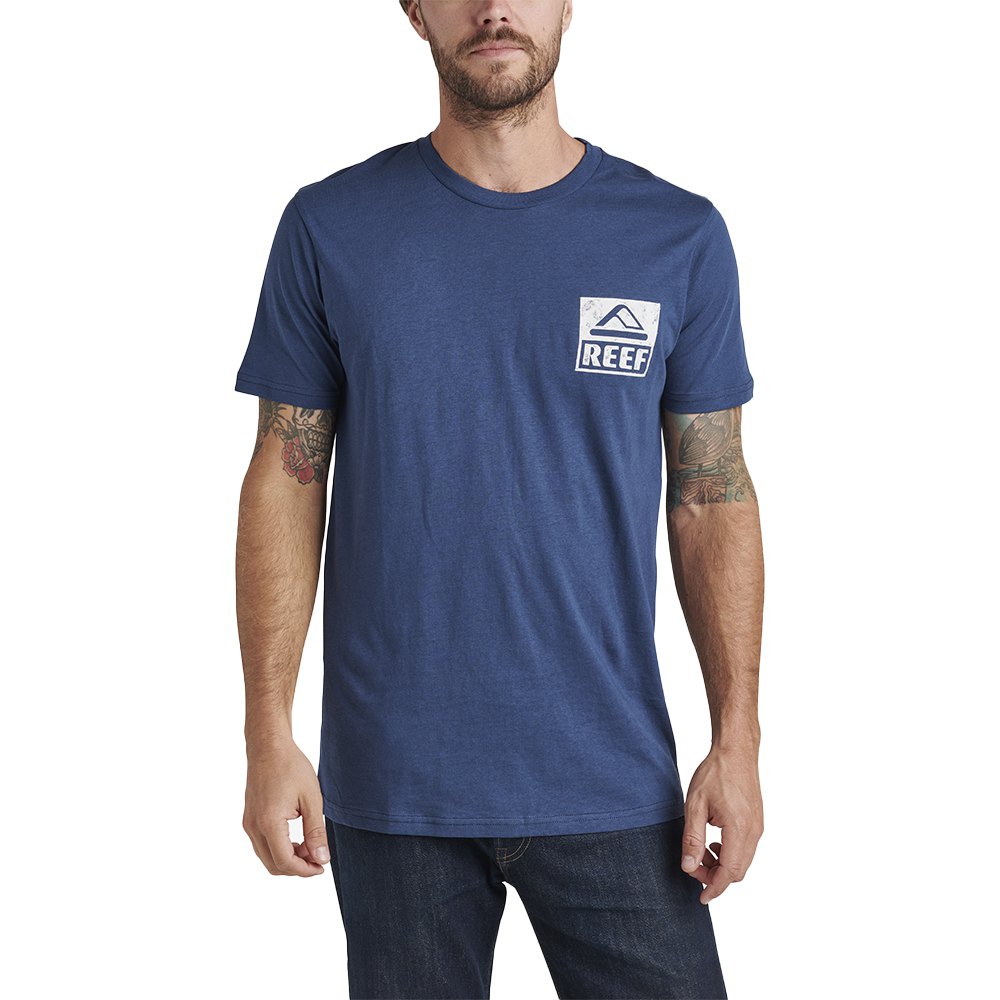 reef wellie t-shirt bleu l homme