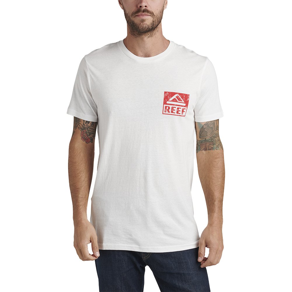 reef wellie t-shirt blanc l homme