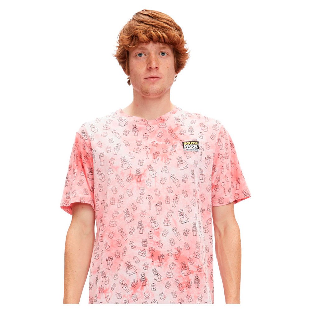 hydroponic sp mix short sleeve t-shirt rose l homme