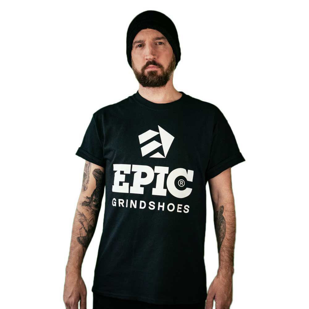 epic emblem short sleeve t-shirt noir l homme