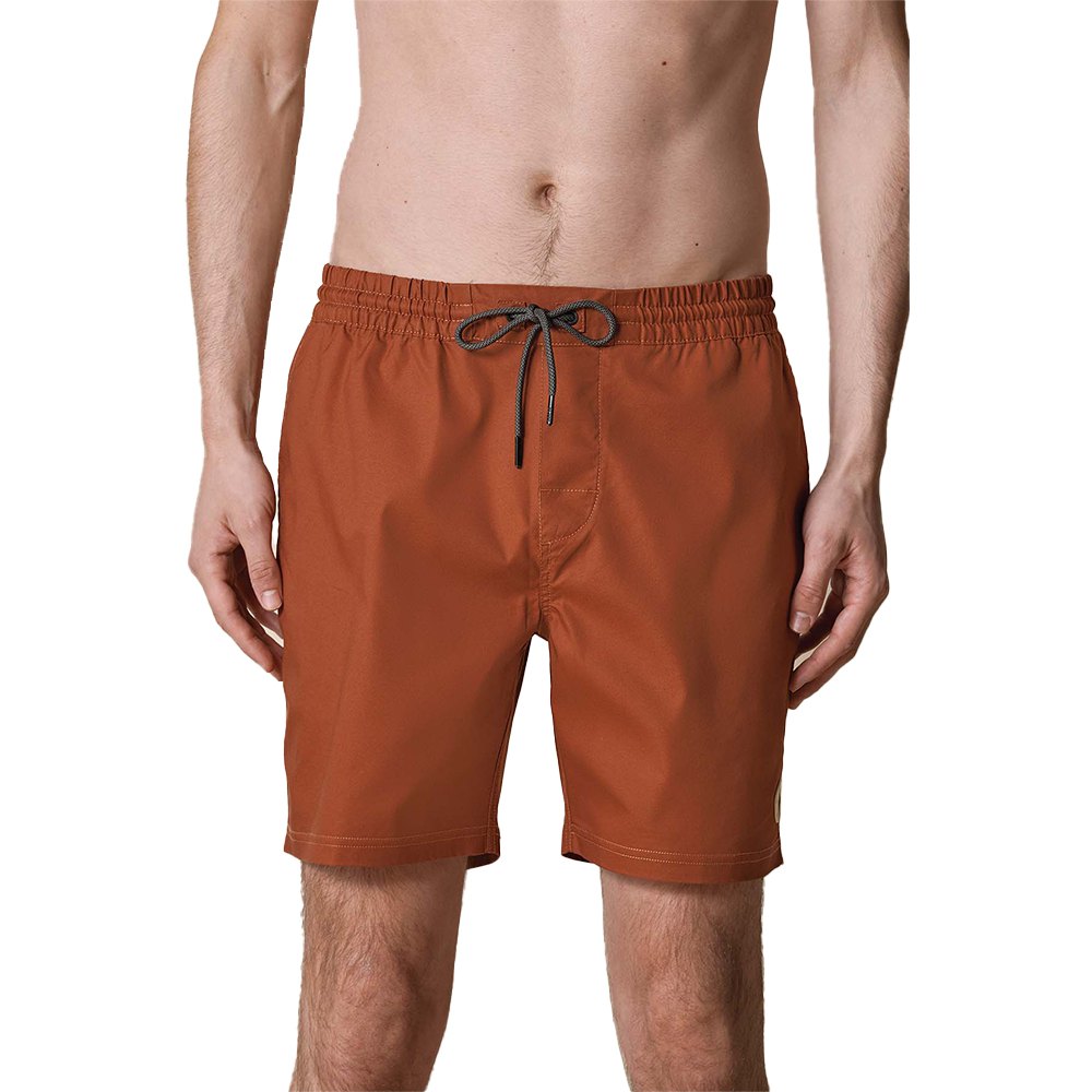 globe clean swell poolshort swimming shorts orange s homme