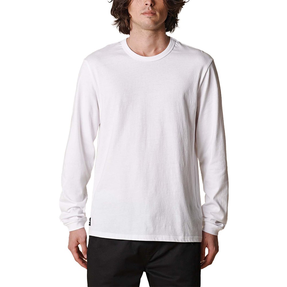 globe porto long sleeve t-shirt blanc s homme