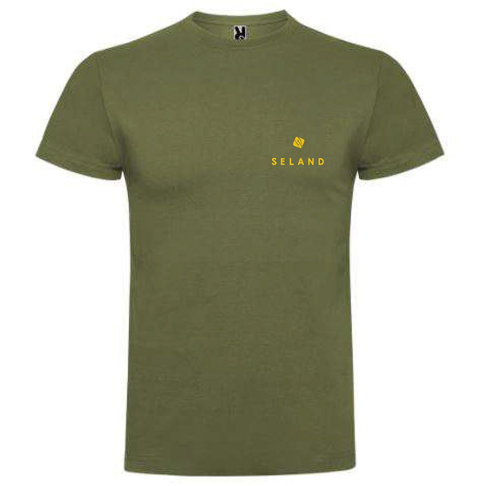 seland logo back t-shirt vert m homme