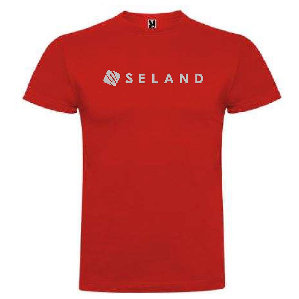 seland new logo t-shirt rouge s homme