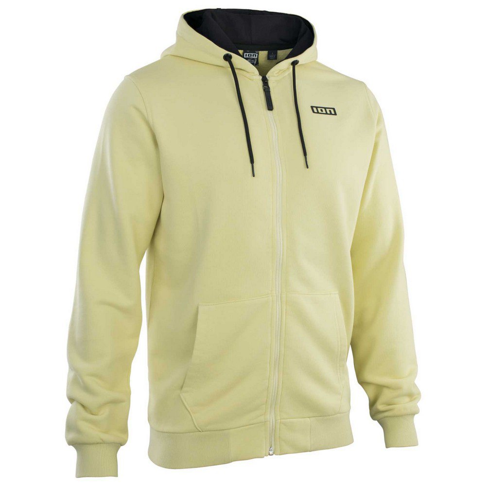 ion logo full zip sweatshirt jaune xl homme