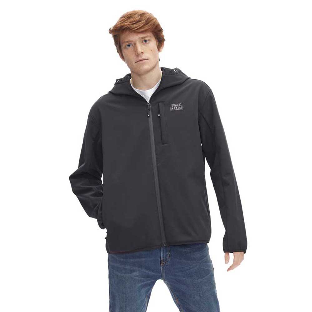 hydroponic campus soft shell jacket noir s homme