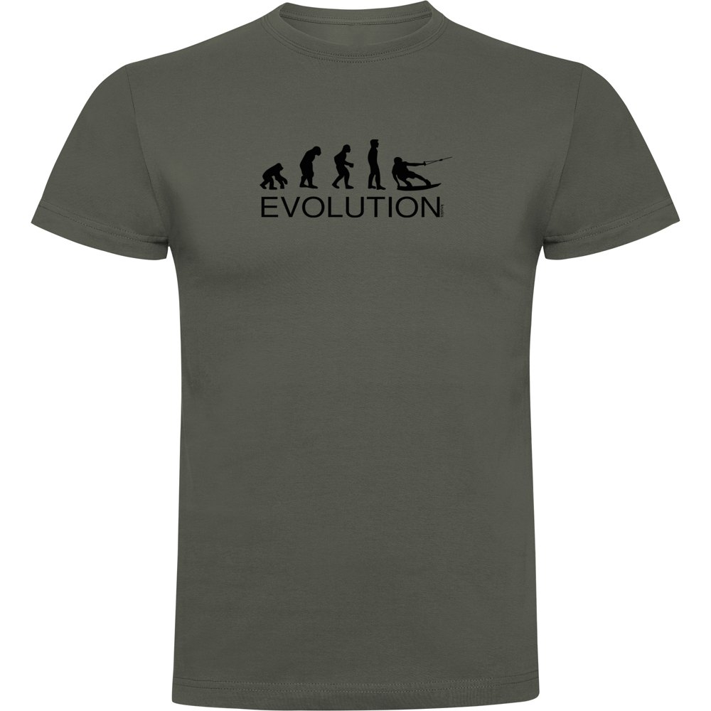 kruskis evolution wake board short sleeve t-shirt vert xl homme