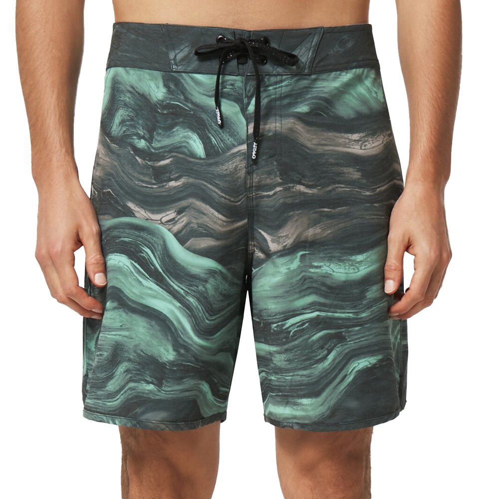 oakley apparel marble swirl 19´´ swimming shorts vert 30 homme