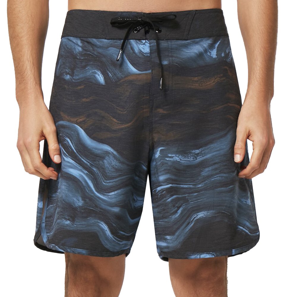 oakley apparel marble swirl 19´´ swimming shorts bleu 38 homme