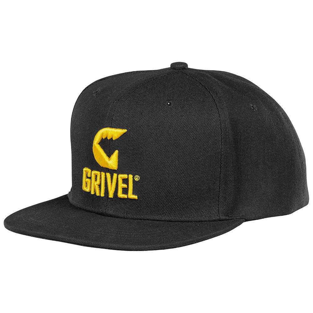 grivel logo snapback cap noir  homme
