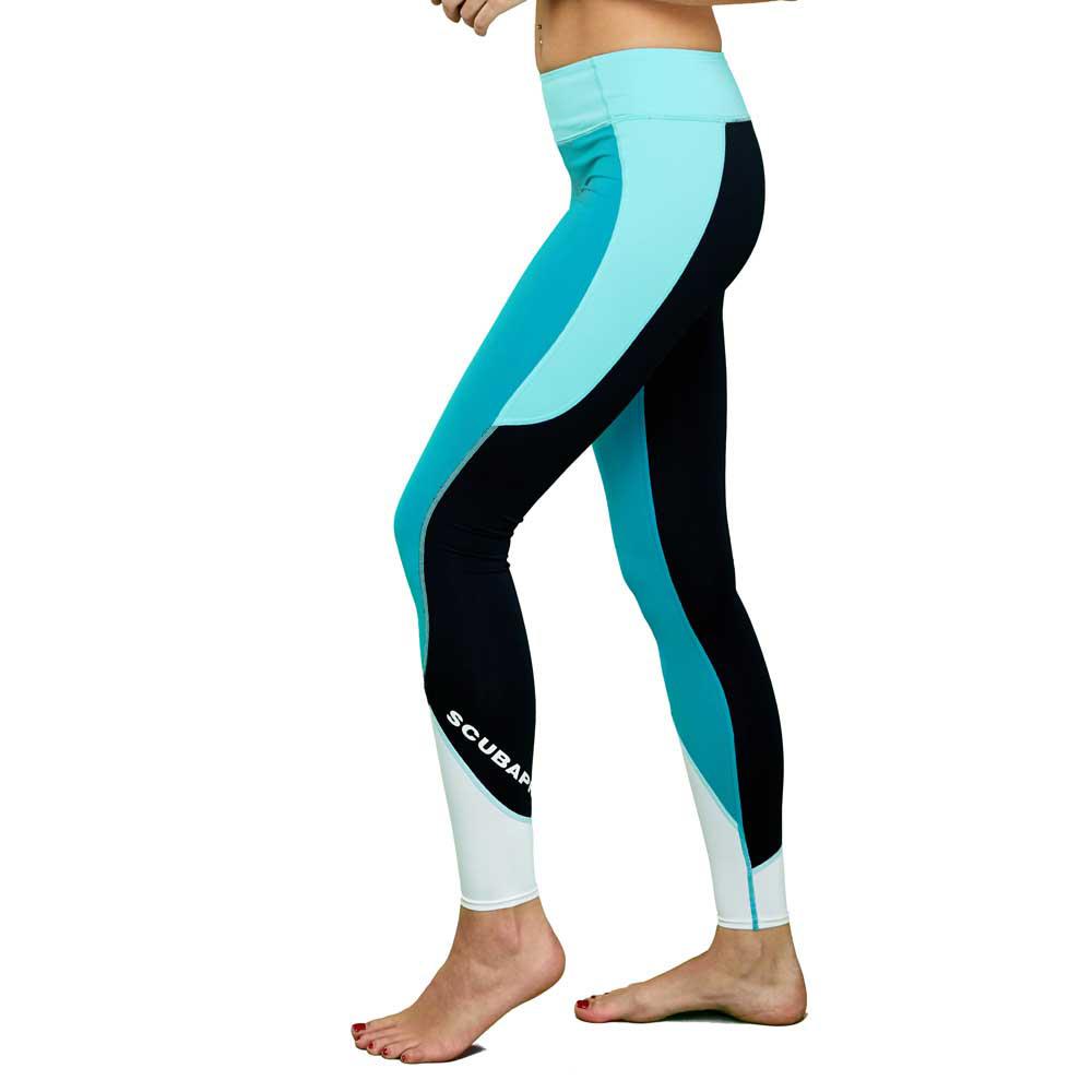 scubapro upf 80 leggings woman bleu xs
