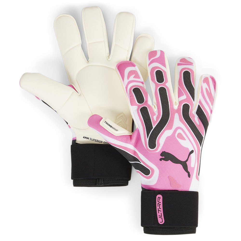 Puma Ultra Ultimate Hybrid Goalkeeper Gloves Pink 7