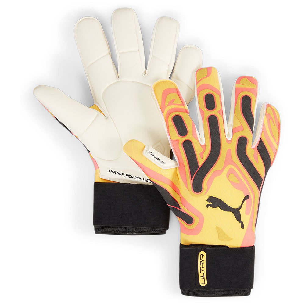 Puma Ultra Ultimate Hybrid Goalkeeper Gloves Orange 7.5