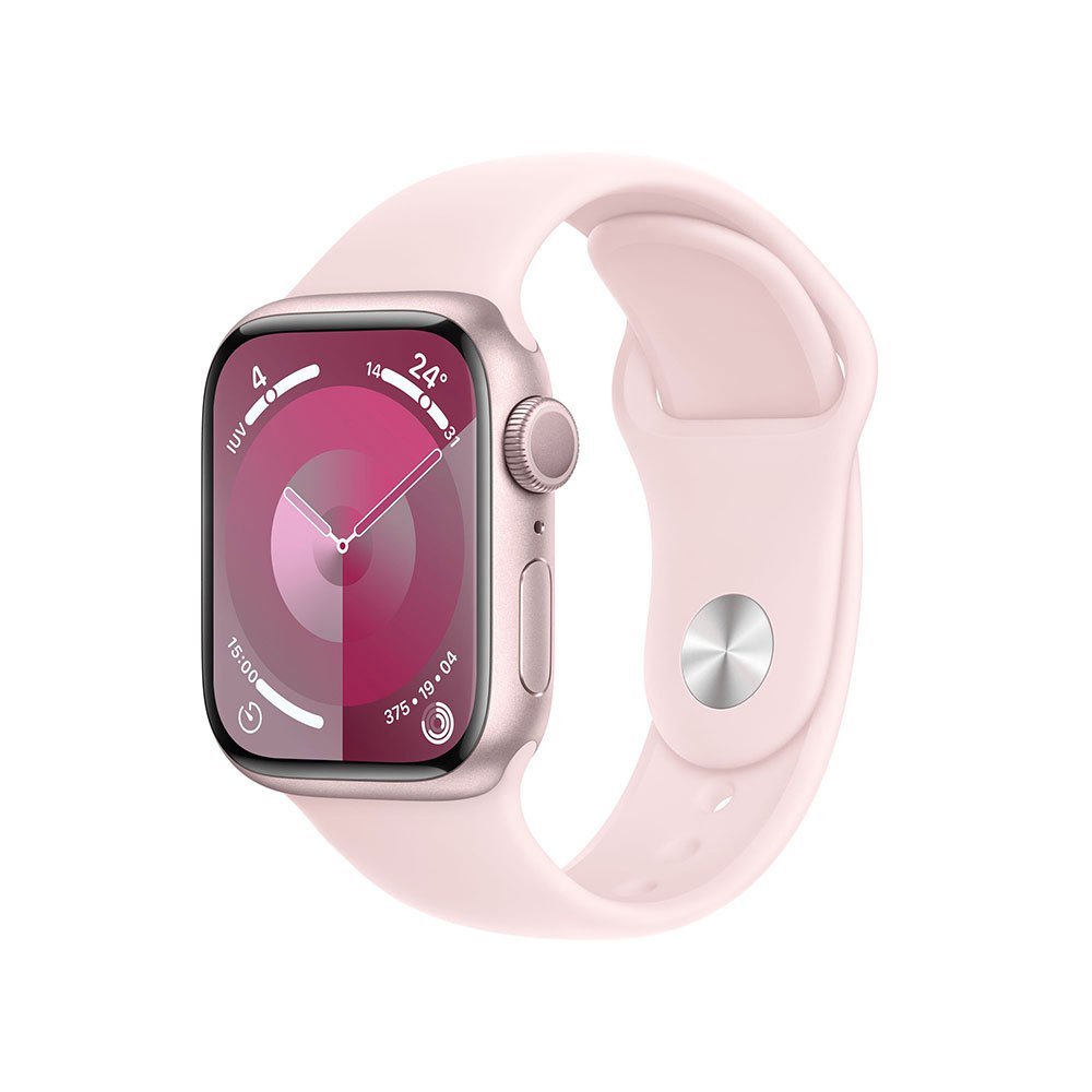 Apple Series 9 Gps Sport 41 Mm Watch Pink S-M