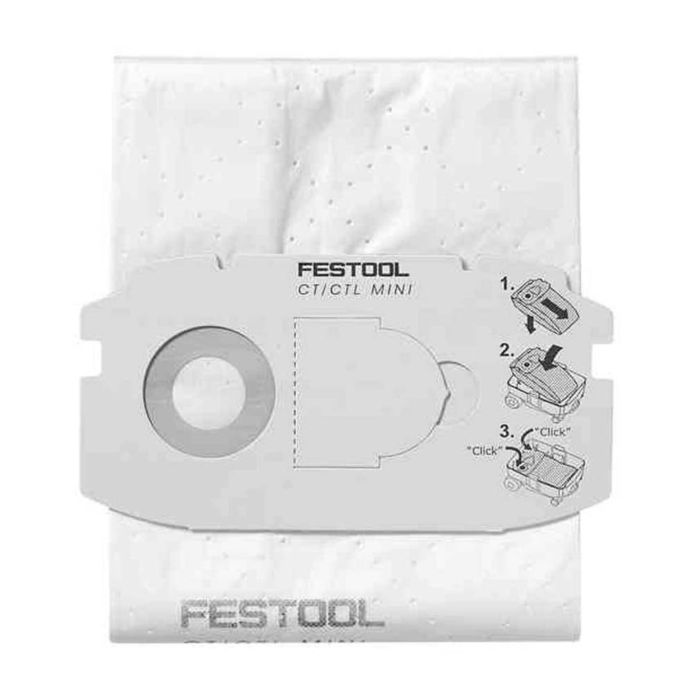 Festool Selfclean Sc Fis-ct Mini 15l Filter Bag Clear