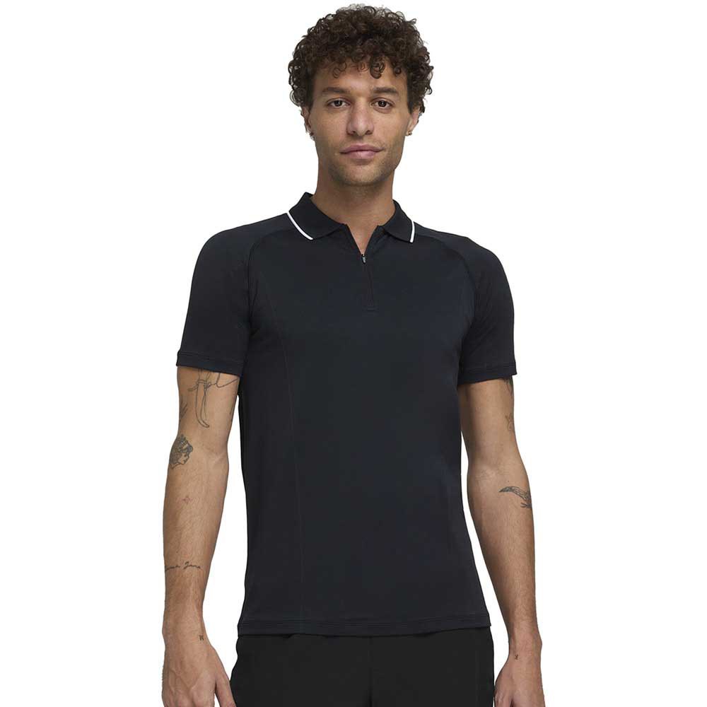 Wilson Team Seamless 2.0 Short Sleeve Polo Black L Man