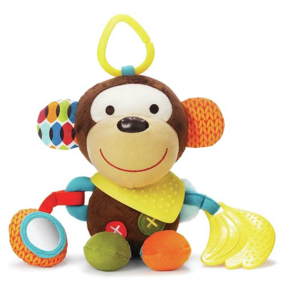 Photos - Soft Toy Skip Hop Bandana Buddies Activity Toy Monkey Multicolor S306201 