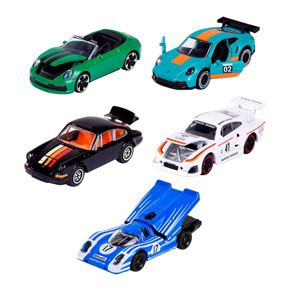Photos - Toy Car Majorette Giftpack 5 Car Porsche Motorsport Multicolor 212053172 