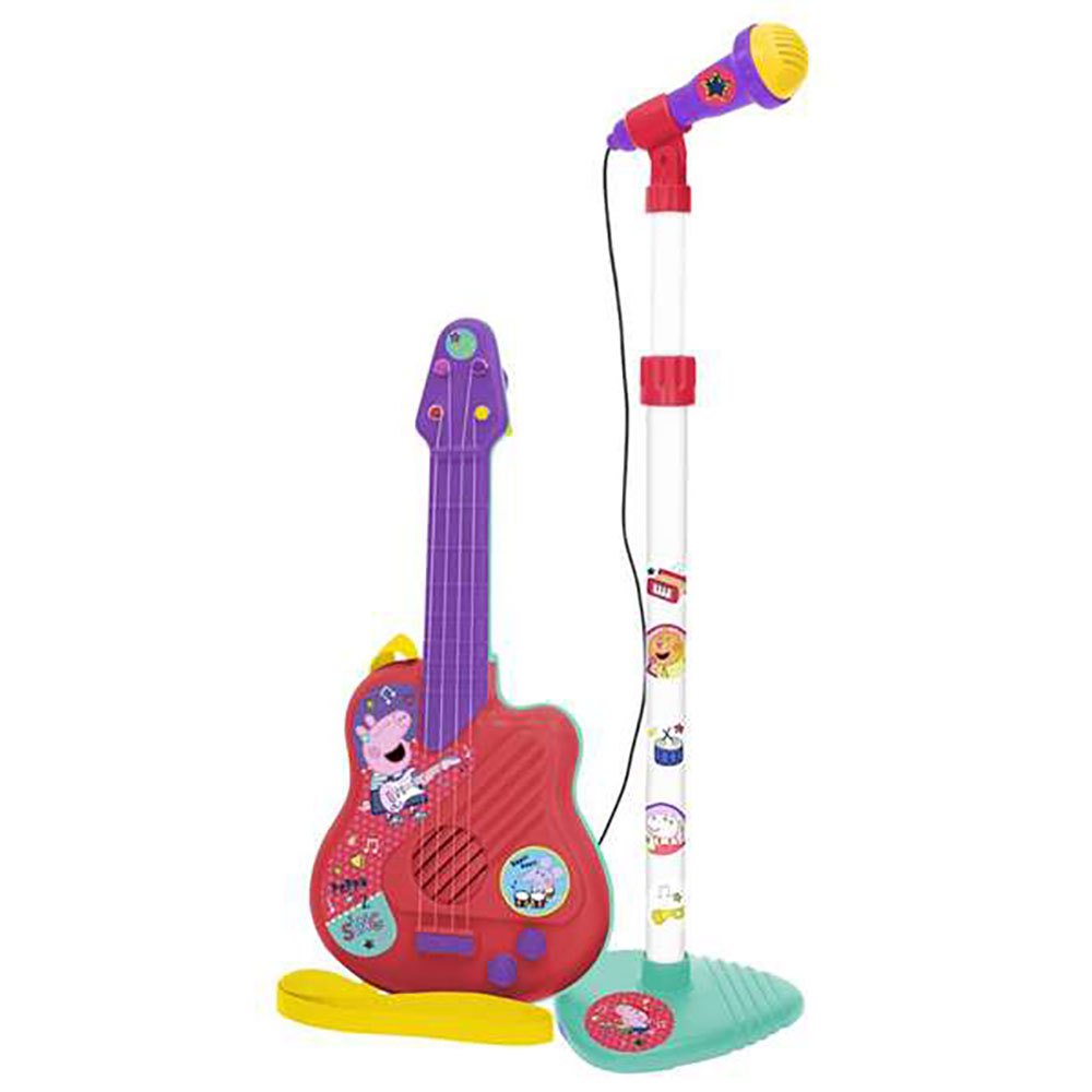 Photos - Musical Toy Reig Musicales Peppa Pig Standing Guitar And Microphone With 60x30x17 Cm 3