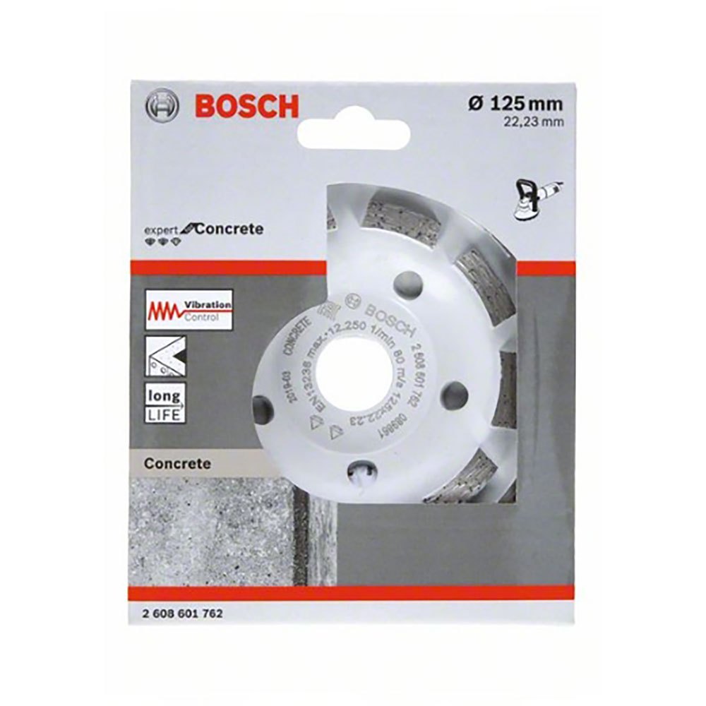 Photos - Cutting Disc Bosch Professional Expert Concrete Long Life 125 Mm Diamond Cut Disc Silve 
