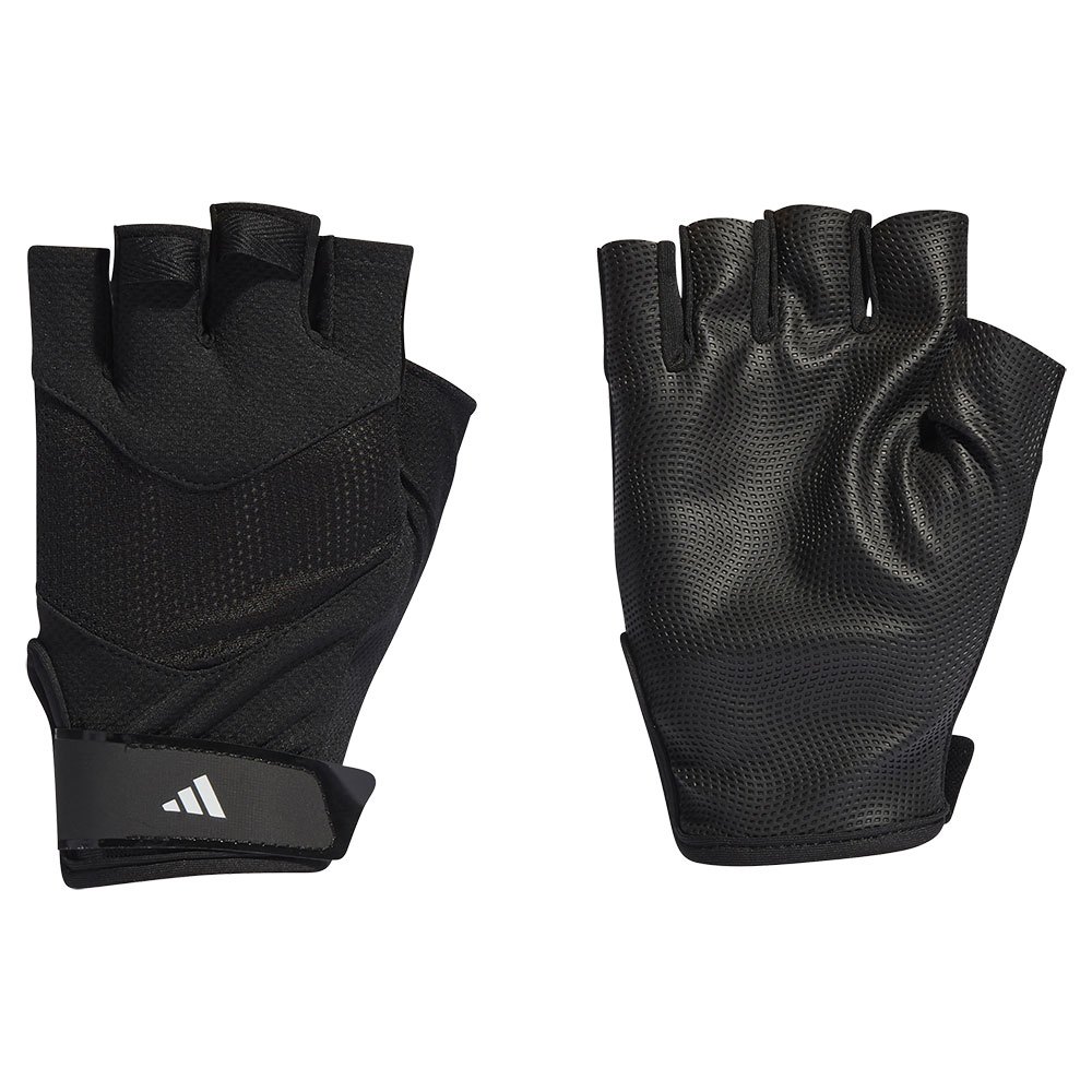 Photos - Gym Gloves Adidas Training Training Gloves Black S II5598/S 