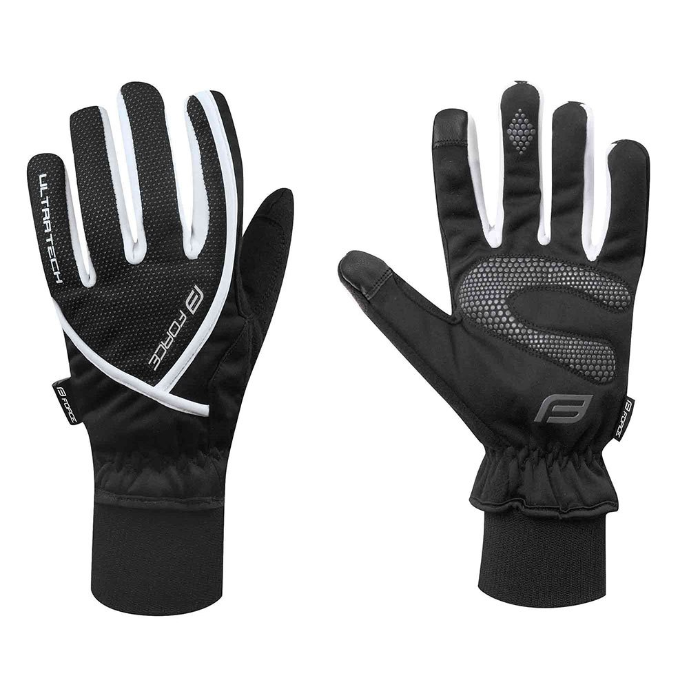 Photos - Cycling Gloves Force Winter Ultra Tech Long Gloves Black S Man 