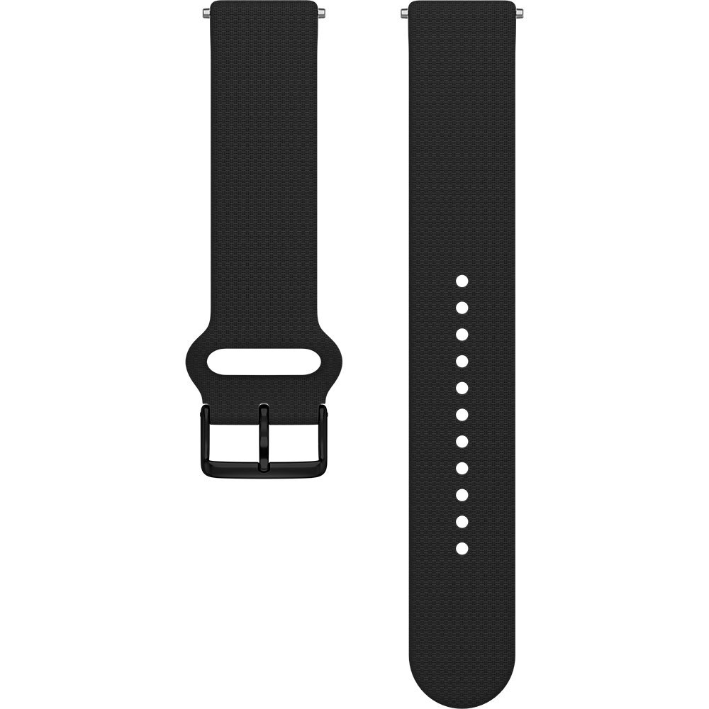 Photos - Smartwatch Band / Strap Polar 20 Mm Silicone Strap Black S-L 