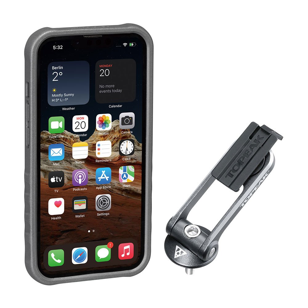 Photos - Holder / Stand Topeak Ride Case For Iphone 13 Mini With Support Silver 