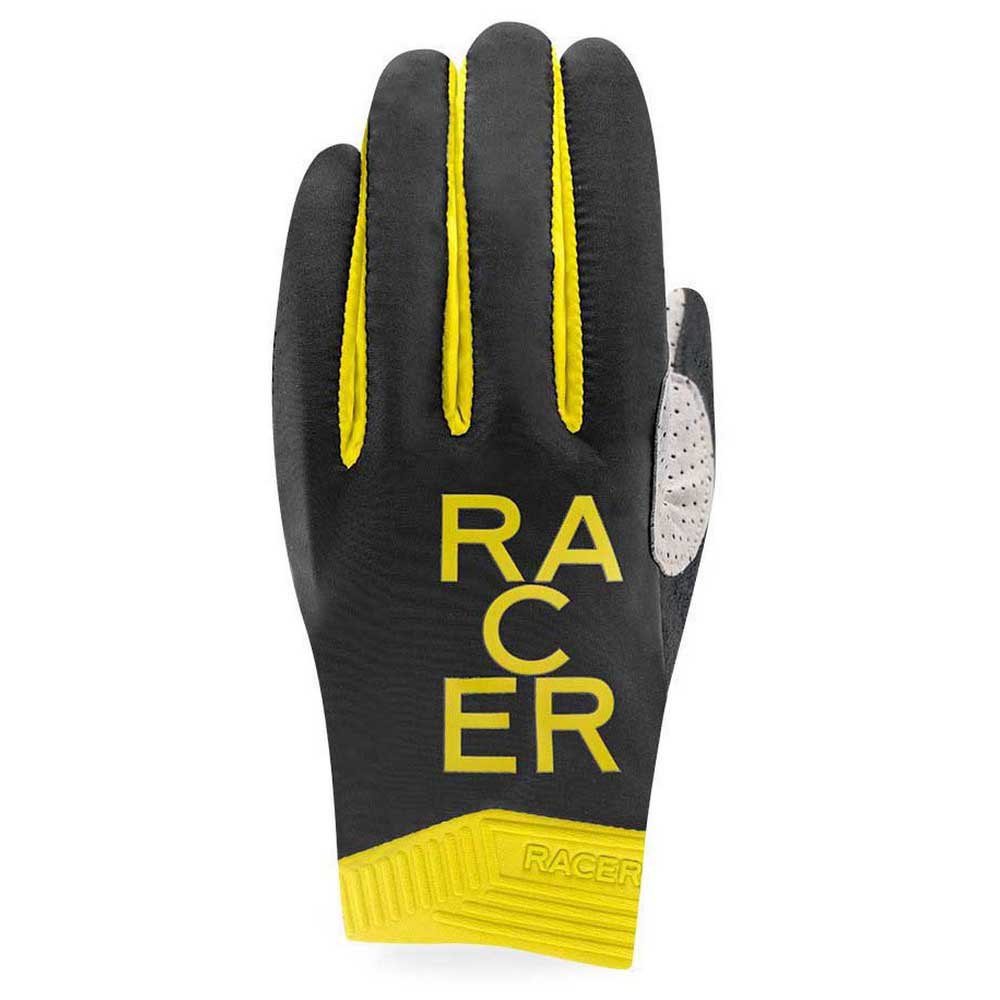 Photos - Cycling Gloves RACER Gp Style 2 Long Gloves Yellow,Black S Man 