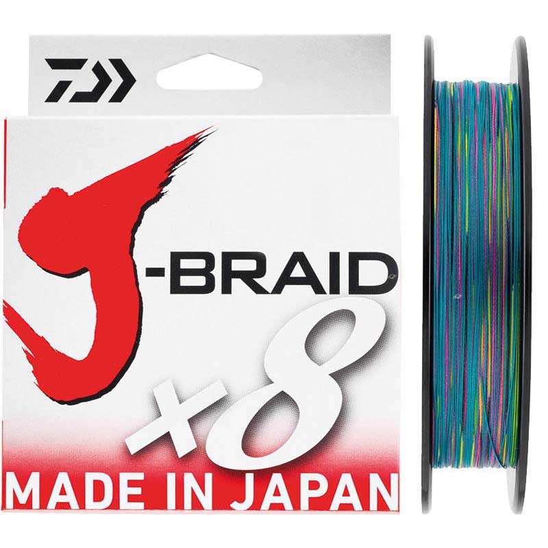 Photos - Fishing Line Daiwa J-braid 8 Braided Line 300 M Multicolor 0.100 mm 12755110 