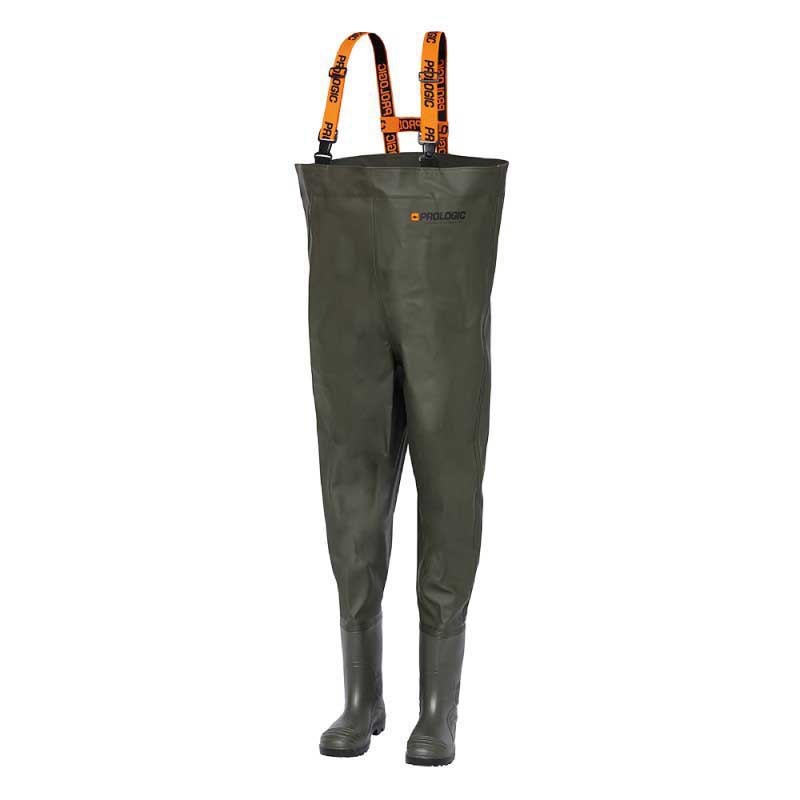 Photos - Fishing Shoes Prologic Avenger Chest Cleated Wader Grey EU 46-47 Man SVS80253 