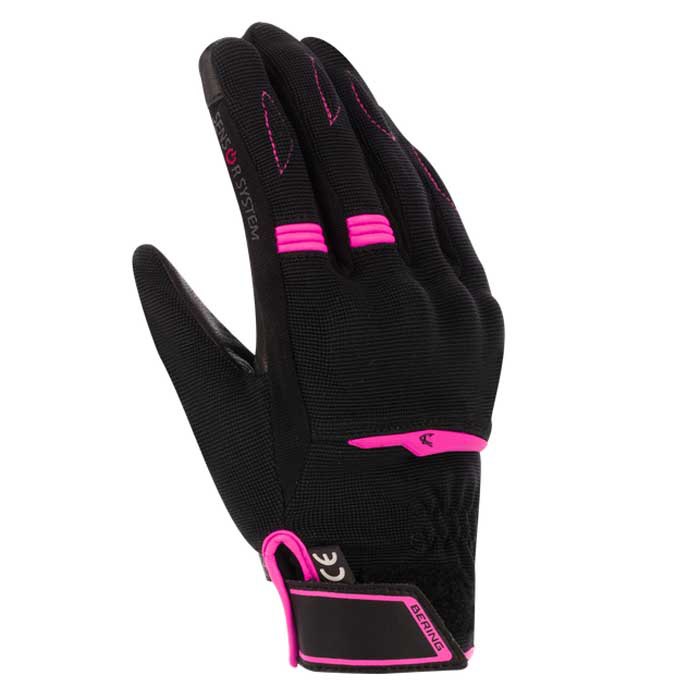 Photos - Motorcycle Gloves BERING Fletcher Evo Woman Gloves Black S BGE576T5 
