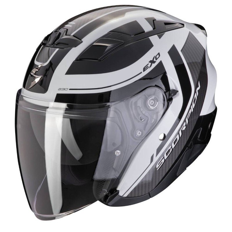 Photos - Motorcycle Helmet Scorpion Exo-230 Pul Open Face Helmet Black 2XL 23-454-152-07 