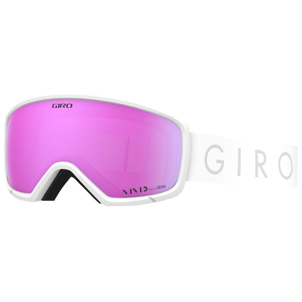 Photos - Ski Goggles Giro Millie  White Vivid Pink/CAT2 