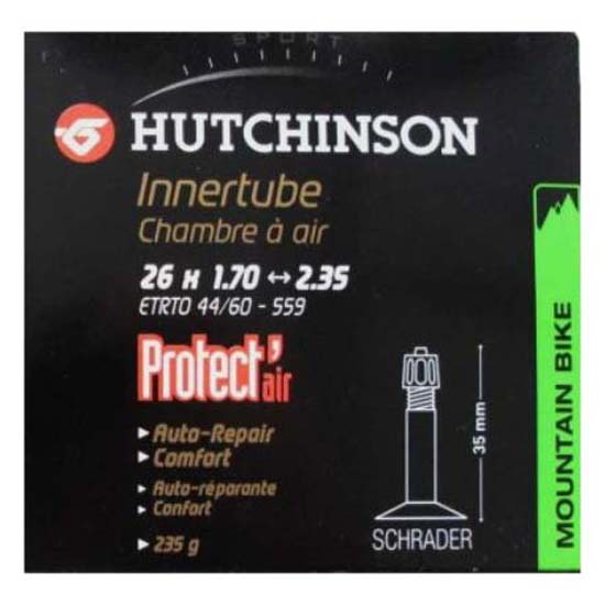 BikeInn Hutchinson Protectair Schrader 32 Mm Mtb Inner Tube Black 26´´ / 1.70-2.35