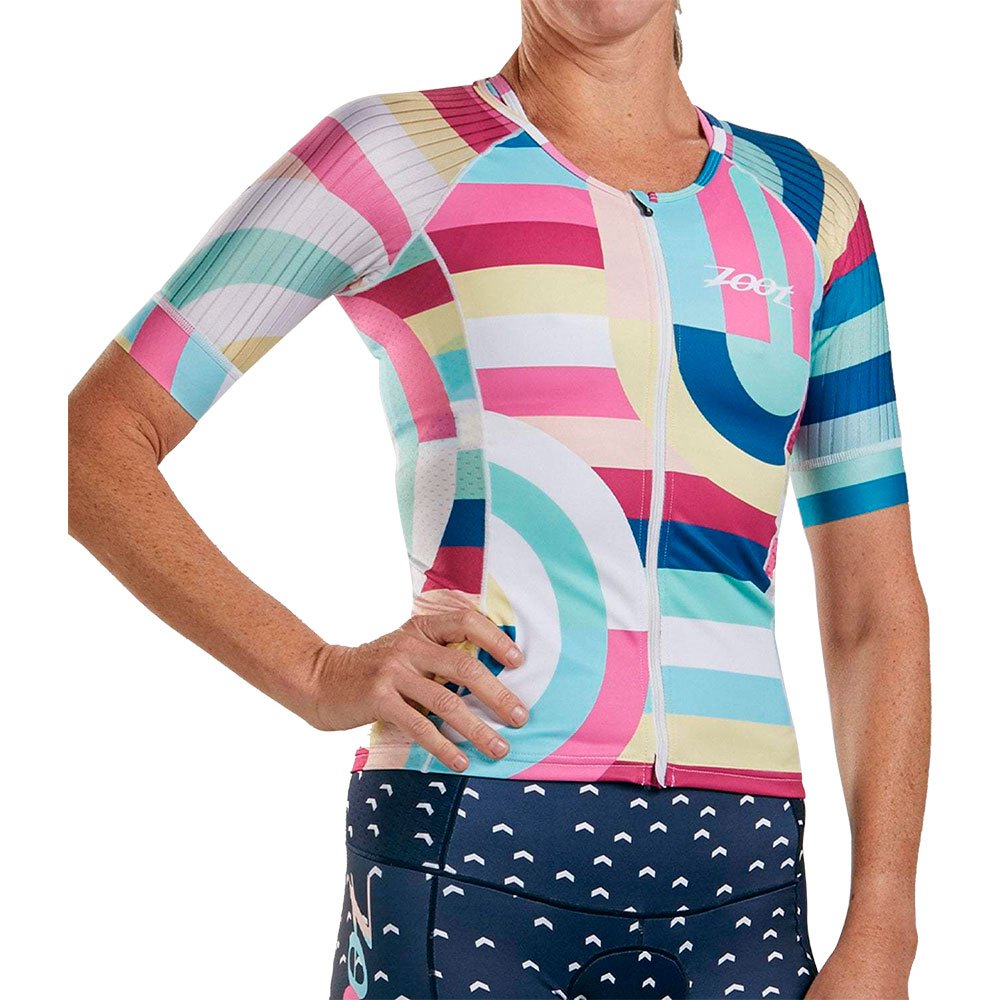 BikeInn Zoot Ltd Tri Aero Short Sleeve Jersey Multicolor XL Woman