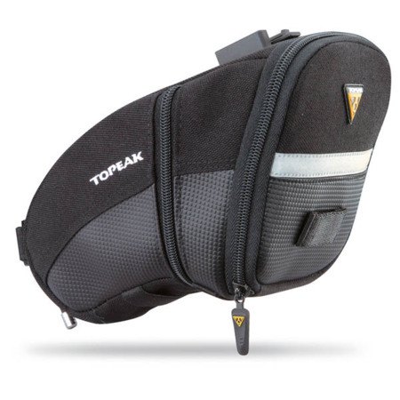 BikeInn Topeak Saddle Bag Aero Wedge Pack Quickclick V3 Black L