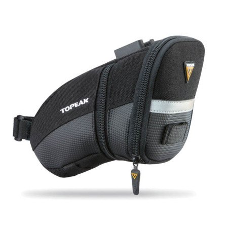 BikeInn Topeak Saddle Bag Aero Wedge Pack Quickclick V2 Black M