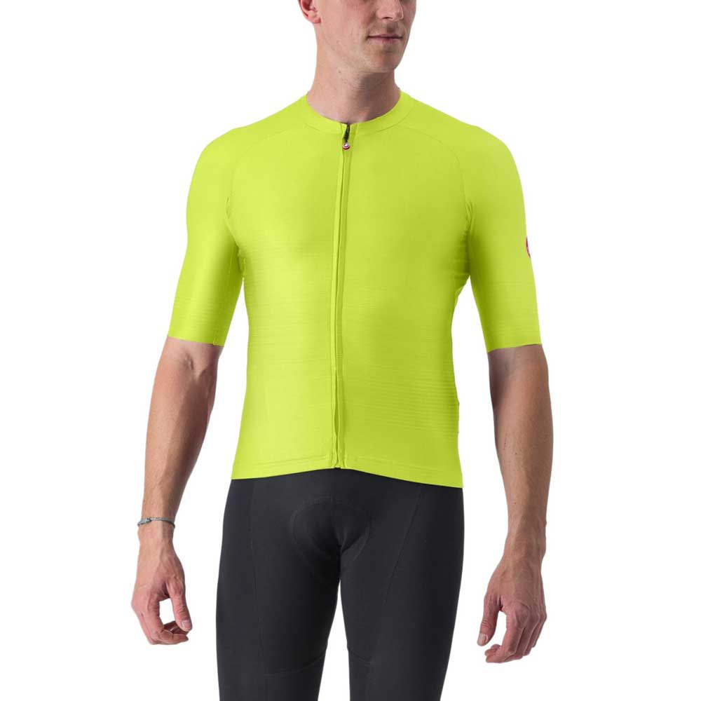 BikeInn Castelli Aero Race 6.0 Short Sleeve Jersey Green S Man
