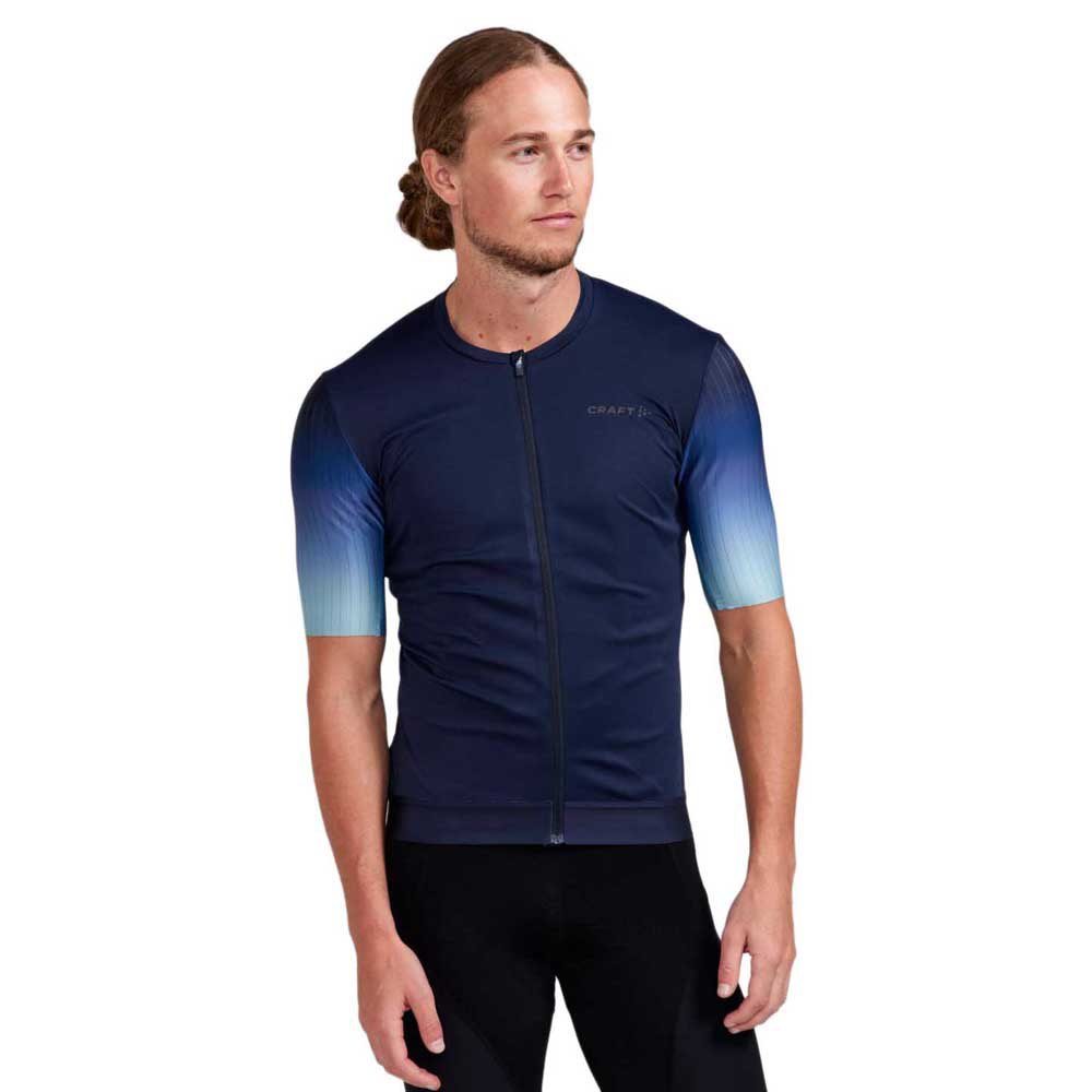 BikeInn Craft Adv Aero Short Sleeve Jersey Blue XL Man