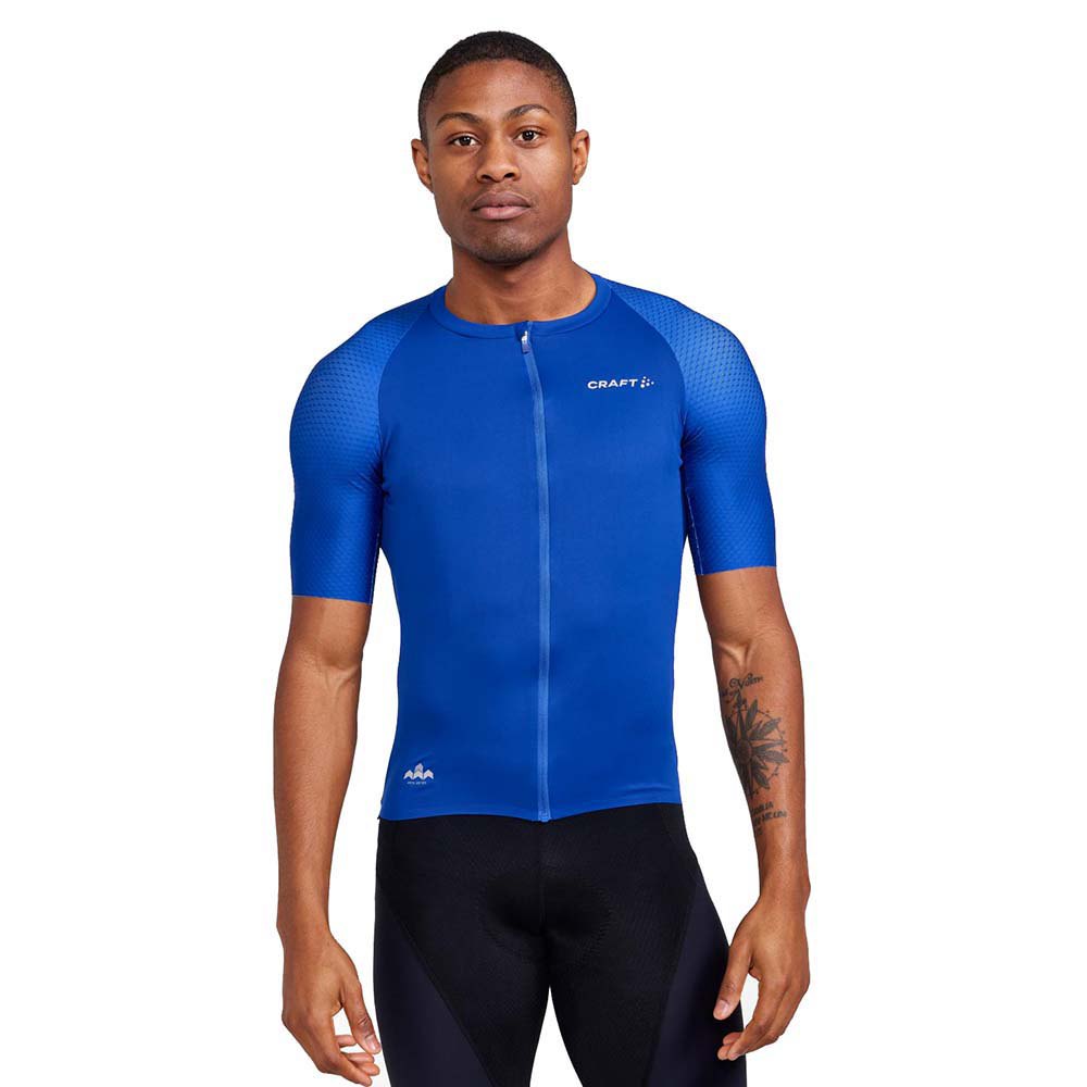 BikeInn Craft Pro Aero Short Sleeve Jersey Blue S Man