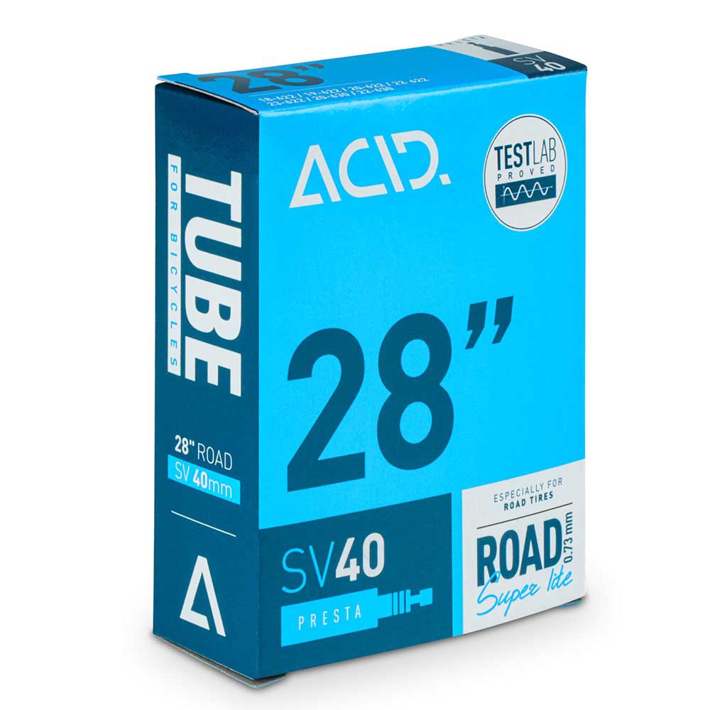 BikeInn Acid Super Lite Presta 40 Mm Inner Tube Clear 700 / 18-23